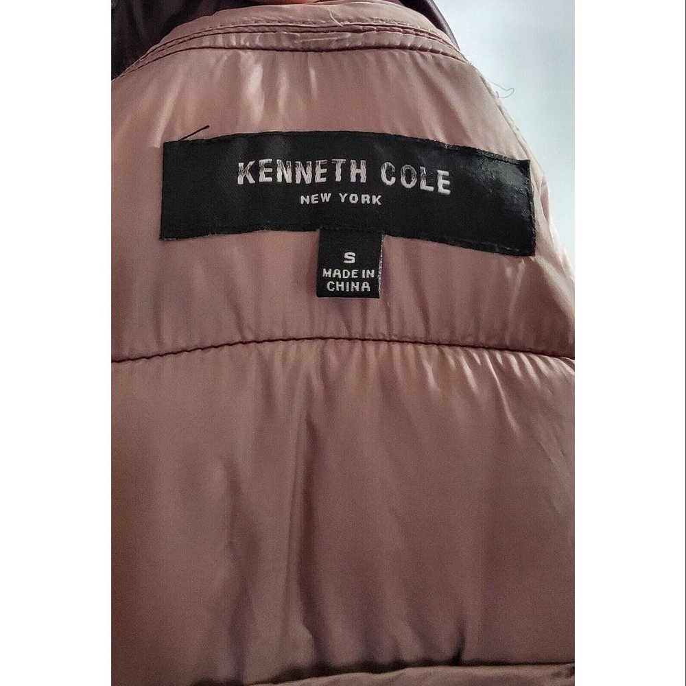 Kenneth Cole New York Zip Puffer Jacket, Purple Women's Size Small, NWT - Picture 10 of 12
